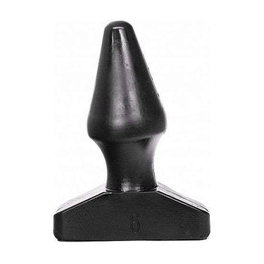 Plug Anale Conico All Black Impermeabile per Piacere Estremo